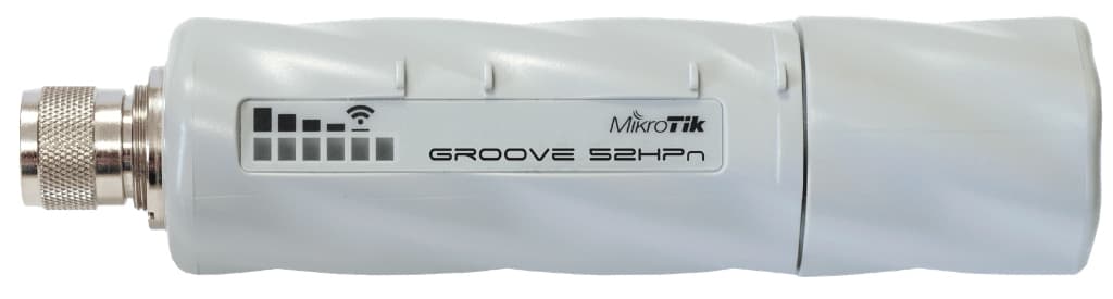 MikroTik GrooveA 5Hn | 5 GHz Outdoor Access Point, CPE, 200 mW, N-Male, PoE, RouterOS L4