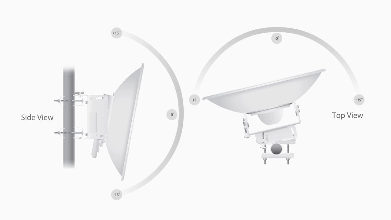 UBNT AF-3G26-S45 - airFiber DISH 26 dBi 3 GHz, Slant 45 Anten
