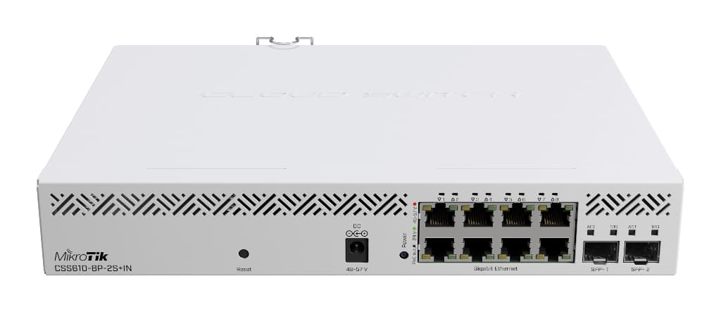 MikroTik CSS610-8P-2S+IN 8 Port Gigabit PoE Switch