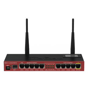 Mikrotik RB2011UAS-2HnD-IN 10 Port 2.4GHz WiFi Router Firewall