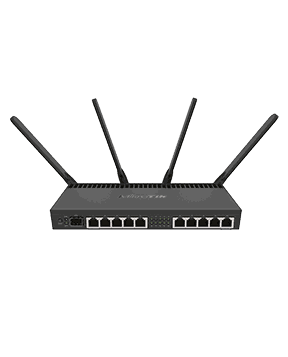 MikroTik RB4011iGS+5HacQ2HnD-IN WiFi Router Firewall