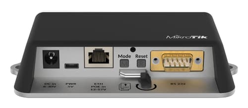 MikroTik LtAP mini LTE kit - RB912R-2nD-LTm&EC200A-EU (2024) | Araç içi LTE Modem + GPS, Çift SIM, RS232, DC/PoE-in/microUSB, 2.4 GHz Wi-Fi