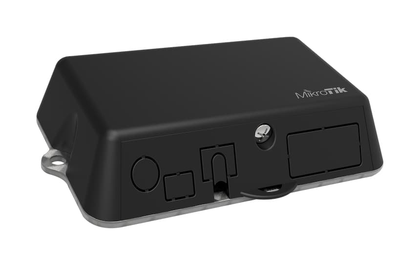 MikroTik LtAP mini LTE kit - RB912R-2nD-LTm&EC200A-EU (2024) | Araç içi LTE Modem + GPS, Çift SIM, RS232, DC/PoE-in/microUSB, 2.4 GHz Wi-Fi