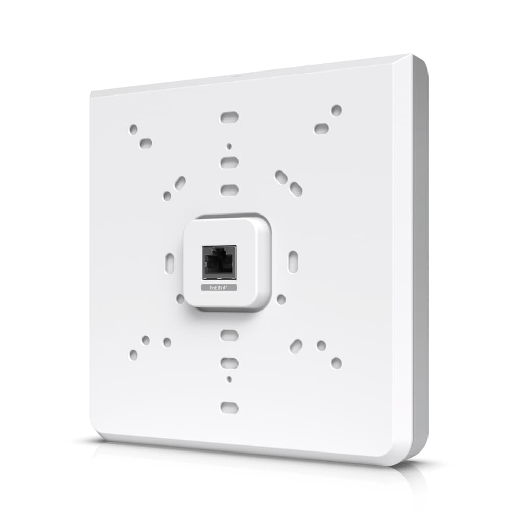 UBNT UniFi U6 Enterprise In-Wall U6-Enterprise-IW WiFi 6E 6 GHz Duvar Tipi AP – 10 Stream, 2.5 GbE, 4 Port Switch + PoE Out