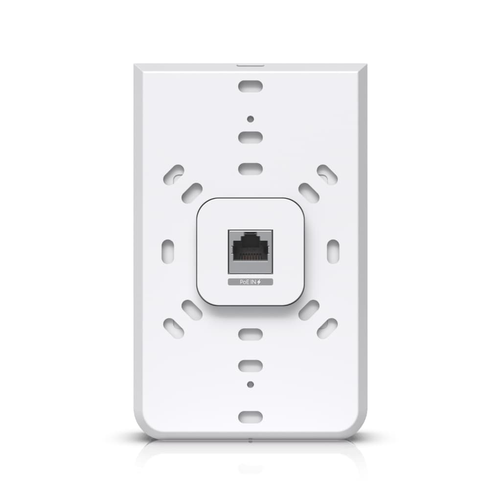 UBNT UniFi In-Wall HD (UAP-IW-HD) Duvar Tipi WiFi 5 Access Point – 6 Stream, 4 Port GbE Switch, PoE/PoE+, 90 m² Kapsama