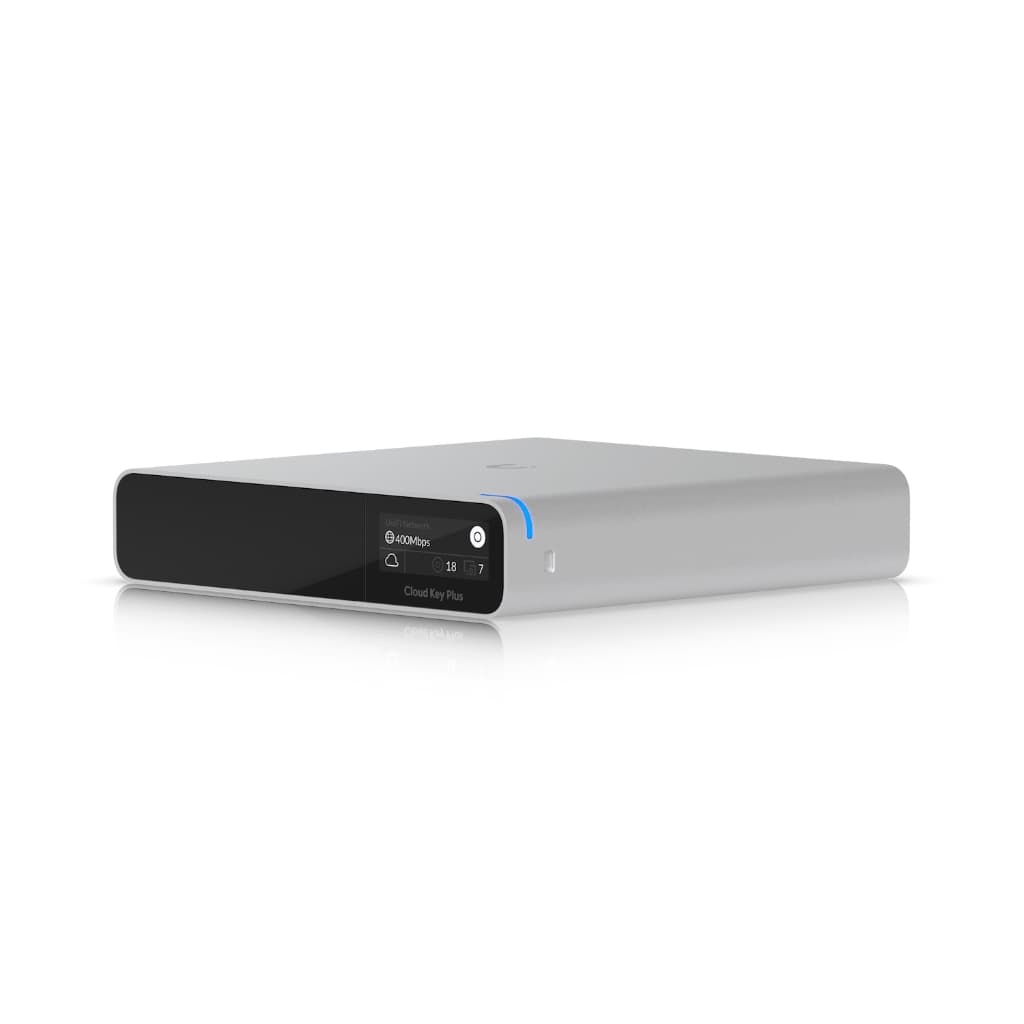 UBNT UniFi CloudKey+ (UCK-G2-SSD) – 1TB SSD’li UniFi Console, PoE/USB-C Güç, Bluetooth Kurulum, Protect NVR