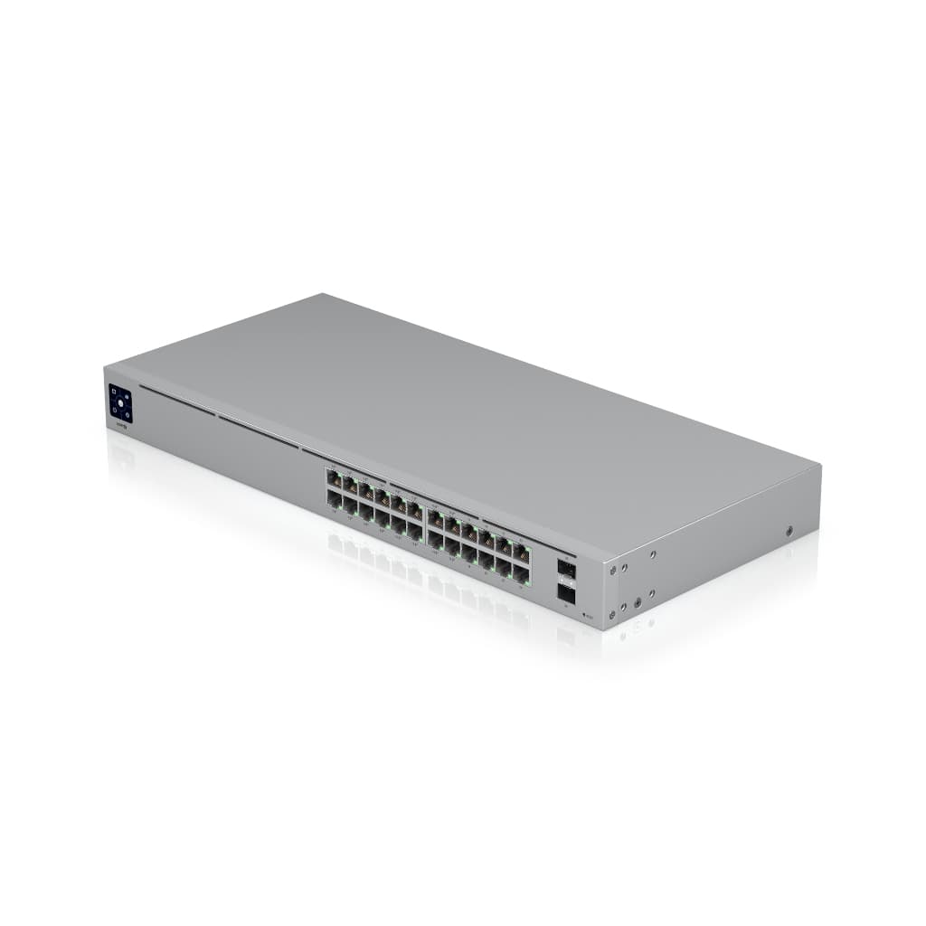 UBNT UniFi Standard 24 PoE (USW-24-POE) | 24 Port Fanless Layer 2 PoE Switch