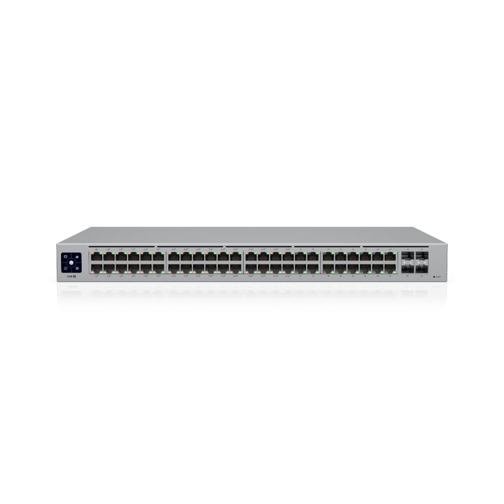UBNT UniFi Standard 48 PoE (USW-48-POE) | 48 Portlu 195W PoE+ UniFi Switch