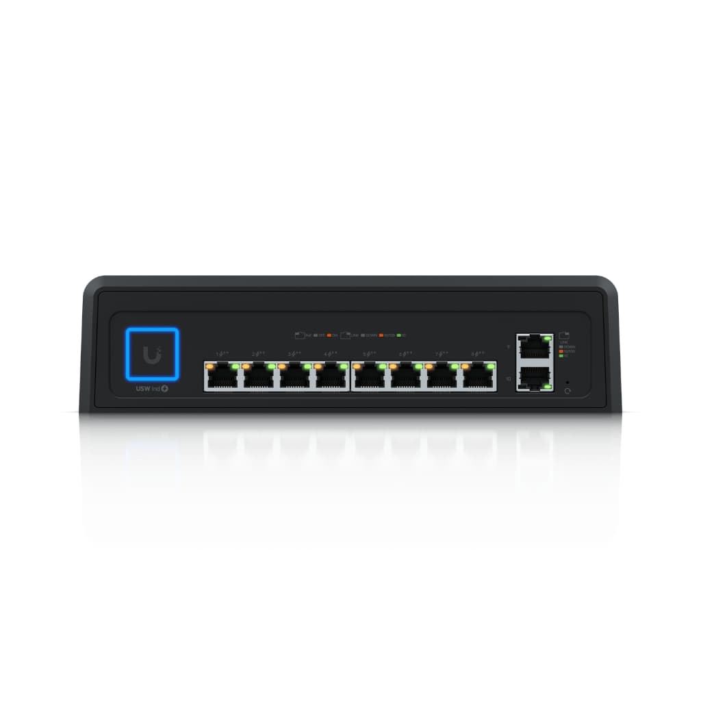 UBNT UniFi Switch Industrial (USW-Industrial) | 8x PoE++, 430W, Fansız Endüstriyel Switch