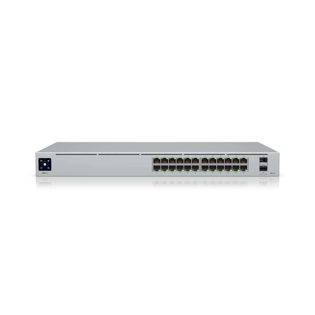 UBNT UniFi Switch Pro 24 (USW-Pro-24) | 24 Port Gigabit, 10G SFP+, Layer 3 Switch