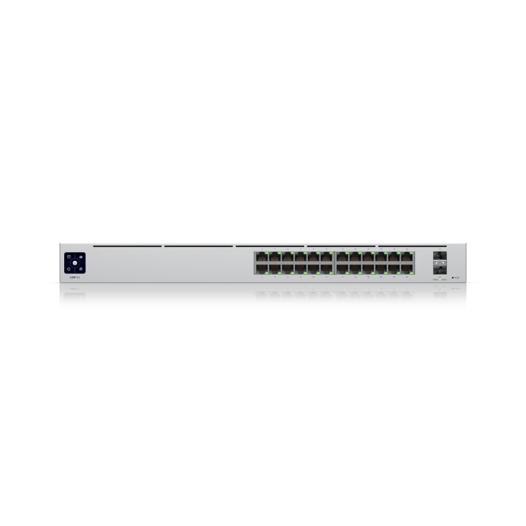 UBNT UniFi Switch Pro 24 (USW-Pro-24) | 24 Port Gigabit, 10G SFP+, Layer 3 Switch