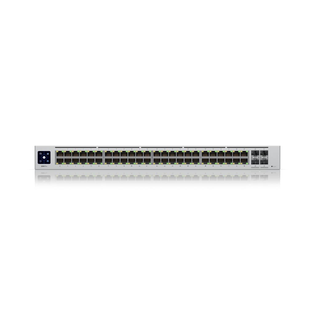 UBNT UniFi Switch Pro 48 (USW-Pro-48) | 48 Port Gigabit, 4x 10G SFP+, Layer 3 Switch