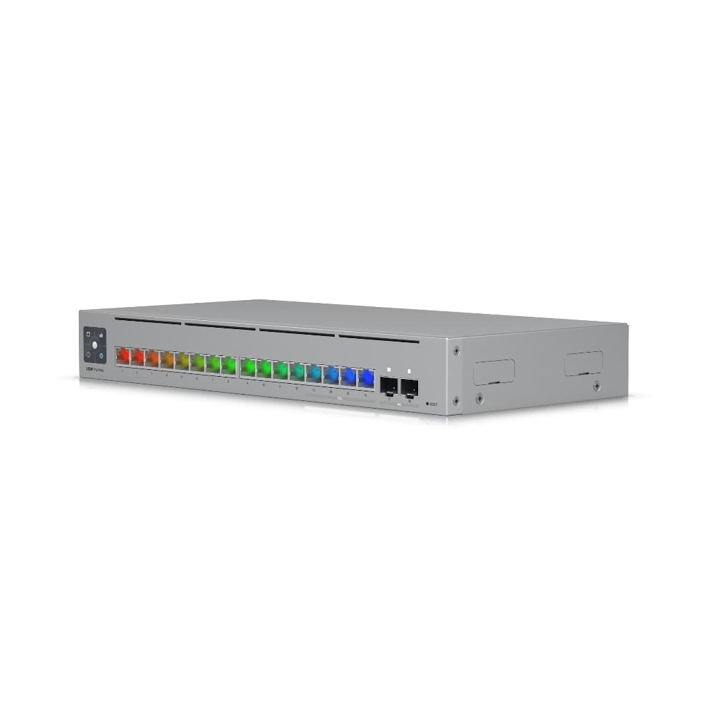 UBNT UniFi Switch Pro Max 16 (USW-Pro-Max-16) | Etherlighting™, 2.5GbE, 10G SFP+ Layer 3 Switch