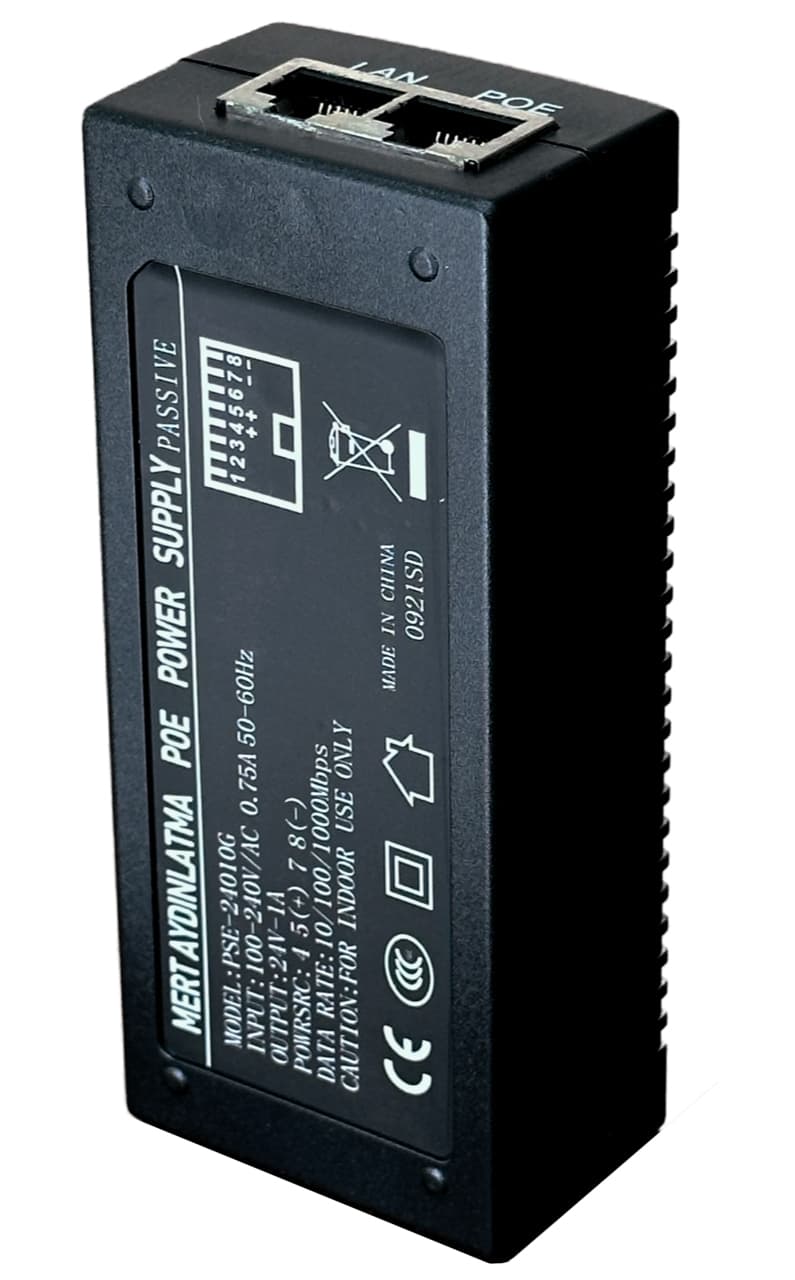AirBridge 24V 1A Gigabit PoE Adaptor