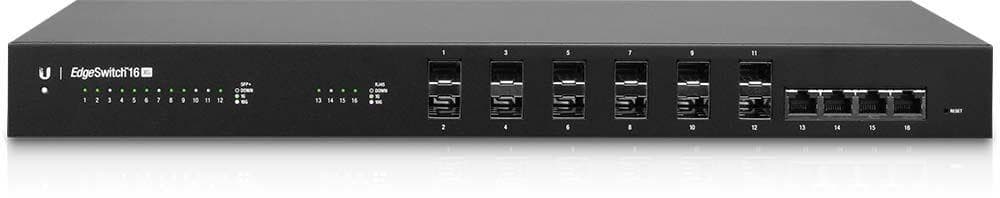 UBNT ES‑16‑XG - UBNT EdgeSwitch 16XG 16 Port SFP+ 4 Port RJ45 10GBIT yönetilebilir Omurga Switch