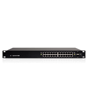UBNT ES-24-250W - UBNT EdgeSwitch 24 Port 250W PoE+ Layer3 Yönetilebilir Switch