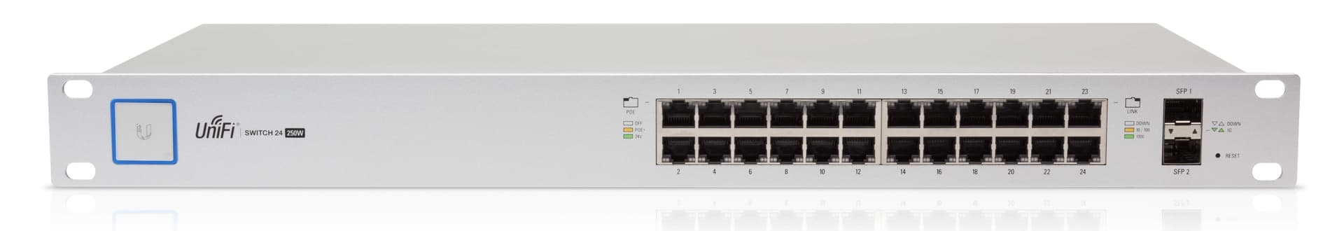 UBNT UniFi US-24-250W - UBNT UniFi Switch 24 Port 250W PoE+Management Switch