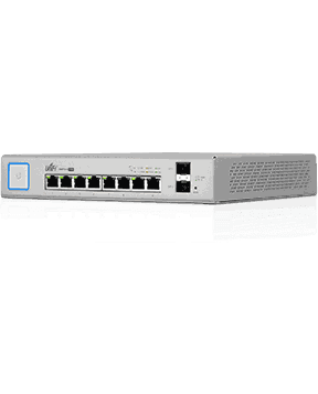 UBNT UniFi US-8-150W - UBNT UniFi Switch 8 Port 150W PoE+ Layer3 Yönetilebilir Switch - US-8-150W
