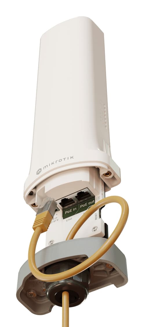 MikroTik CME Gateway | CAT-M (LTE-M) Dar Bant Modem, IoT Geçidi, IP66, 2× Ethernet, PoE-in/PoE-out, 2-pin DC, 2.4 GHz Yönetim Wi-Fi, GPS