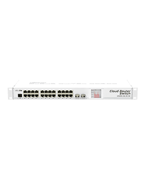 MikroTik CRS226-24G-2S+RM - 24 Port 2SFP+ Gigabit Yönetilebilir Router Switch