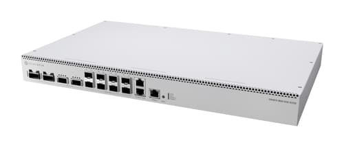 MikroTik CRS812 DDQ | 2×400G QSFP-DD, 2×200G QSFP56, 8×50G SFP56 | 400G leaf spine switch