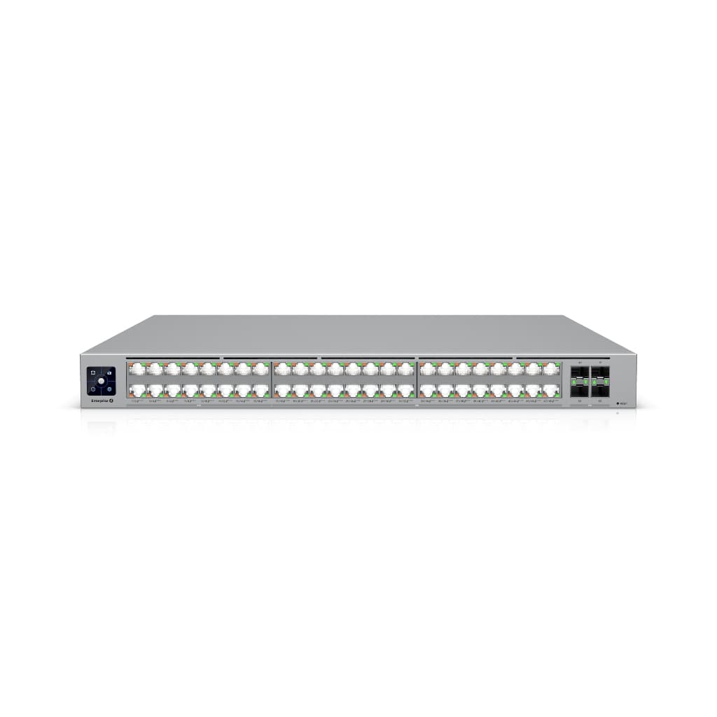 UBNT UniFi Enterprise Campus 48 PoE (ECS-48-PoE 2150W) – 48 Port PoE+++ Destekli, 25G Uplink’li Layer 3 Kurumsal Kampüs Switch