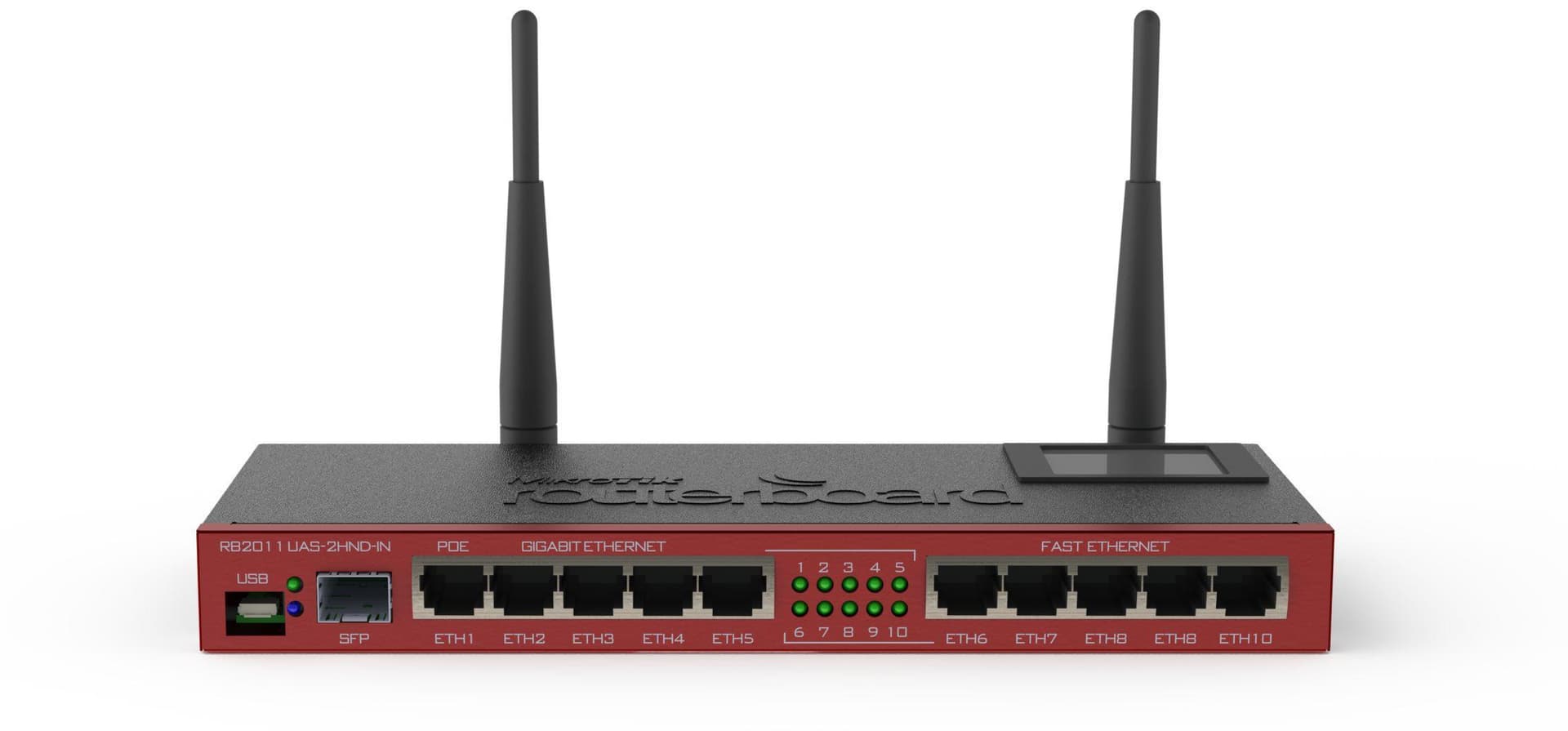 Mikrotik RB2011UAS-2HnD-IN 10 Port 2.4GHz WiFi Router Firewall